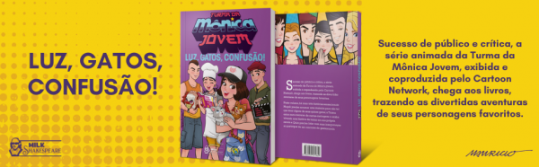 Luz, gatos, confusão - segundo livro da série da Turma da Mônica Jovem - Divulgação - Faro Editorial
