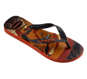 havaianas Naruto e Kurama divulgação