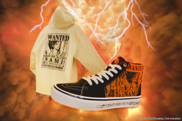 Vans e One Piece apresentam coleção especial - tênis e moletom - Divulgação
