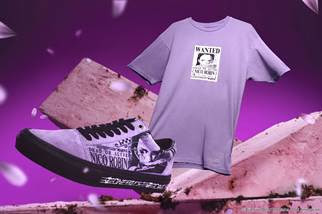 Vans e One Piece apresentam coleção especial - tênis e camisa - Divulgação