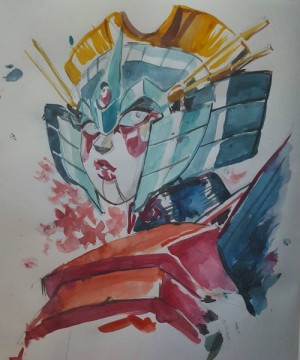 Windblade - Transformers *em aquarela*