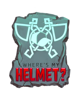 logo Where's My Helmet vertical