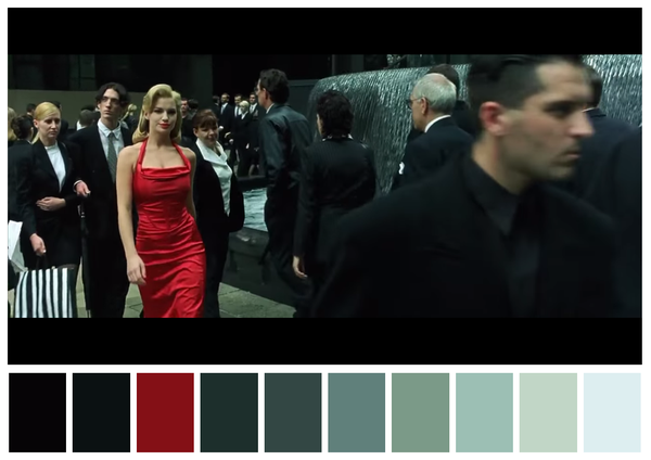 Visualize as lindas paletas de cores do cinema