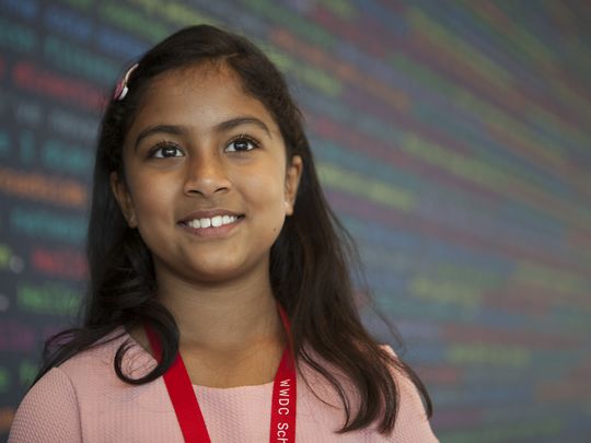 Conheça Anvitha Vijay, desenvolvedora de app de 9 anos