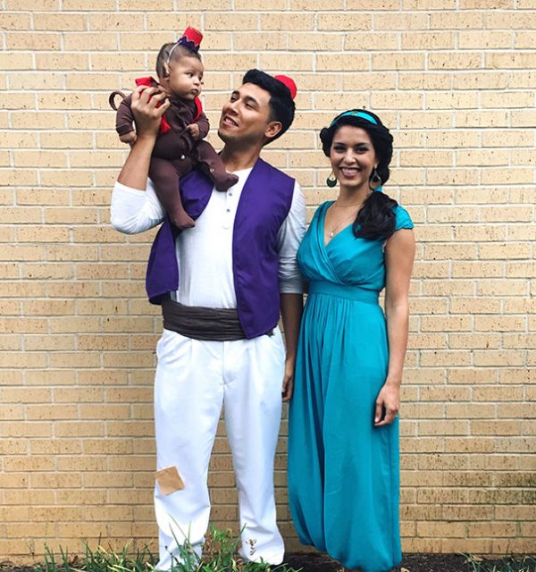 Aladdin, Jasmine e Abu