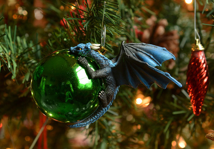 Enfeites de Árvore de Natal Esferas do Dragão - Loja Happy Nerd