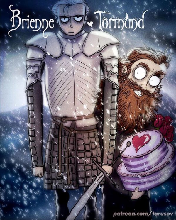 Brienne e Tormund