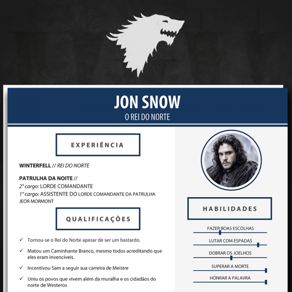 CV Jon Snow