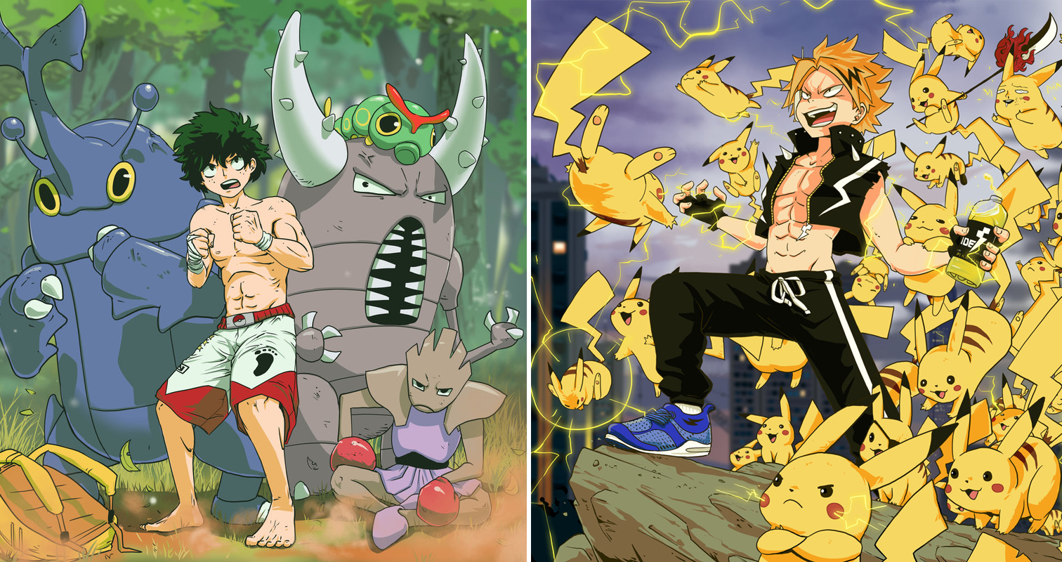 ❝E se os personagens de Boku no Hero Academia fossem Pokemon?❞