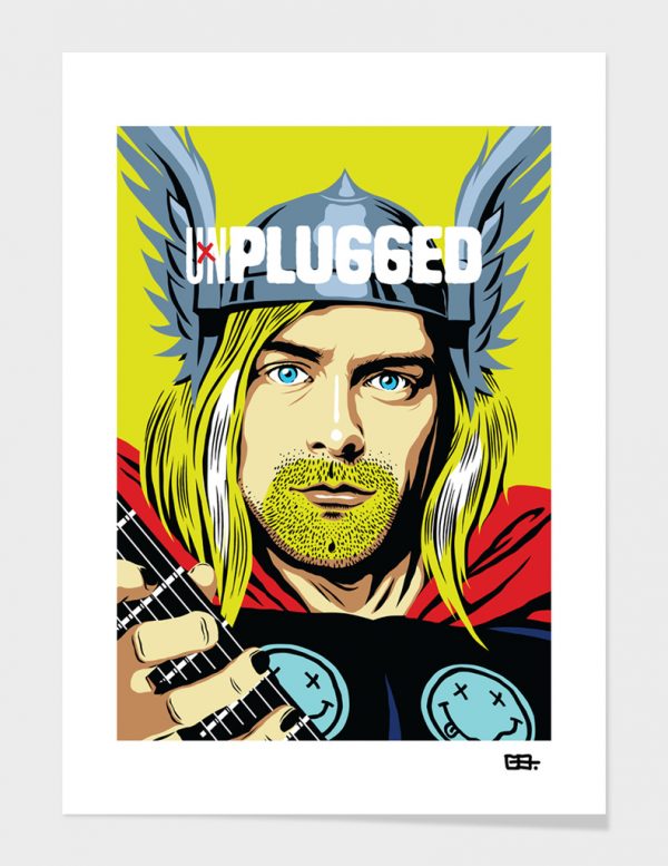 Kurt Cobain + Thor