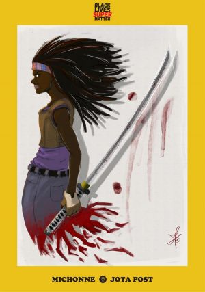 Michonne-Black-lives-super-matter