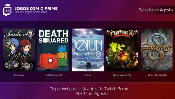 Free Games With Prime - agosto
