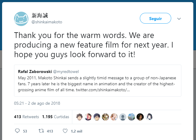 diretor-your-name-próximo-filme-2019