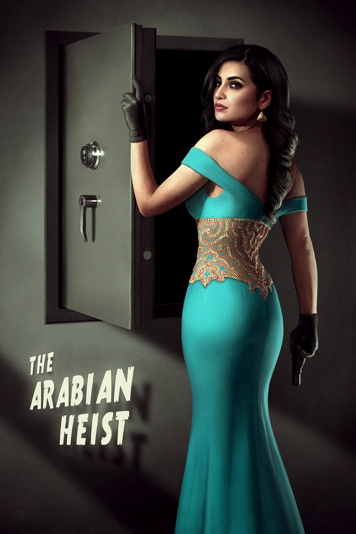 Jasmine em "O Roubo Árabe"