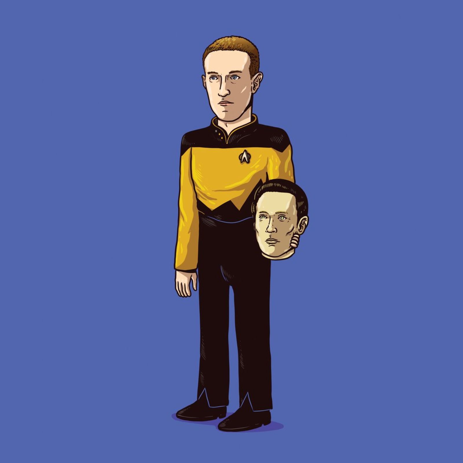 Data (Star Trek) desmascarado: Mark Zuckerberg