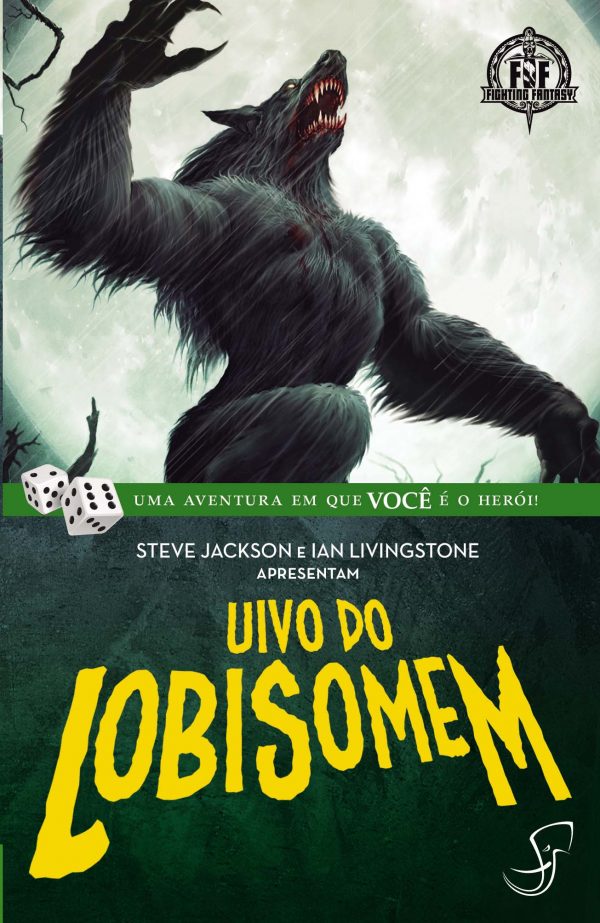 livro-jogo Uivo do Lobisomem - capa - divulgação Jambô Editora