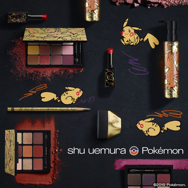 Pikachu linha de cosméticos Shu Uemura