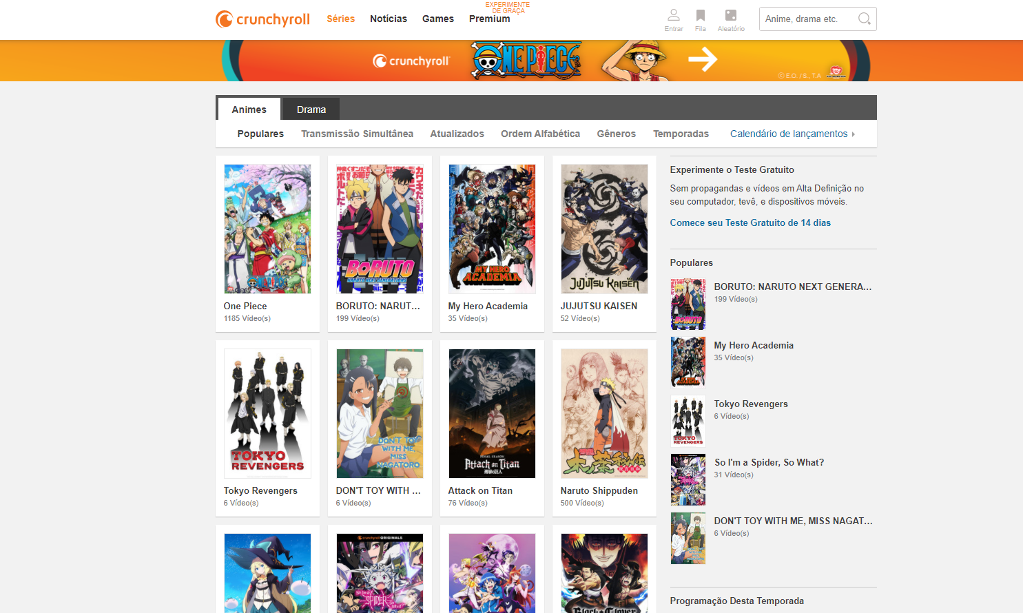 Garotas Geeks - 5 sites e serviços para assistir anime legalmente
