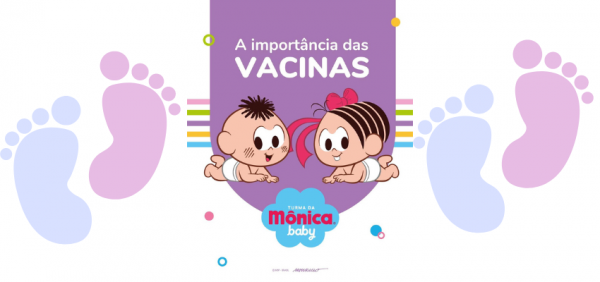 Turma da Mônica e UPVacina se unem para reforçar a importância da vacinação em crianças