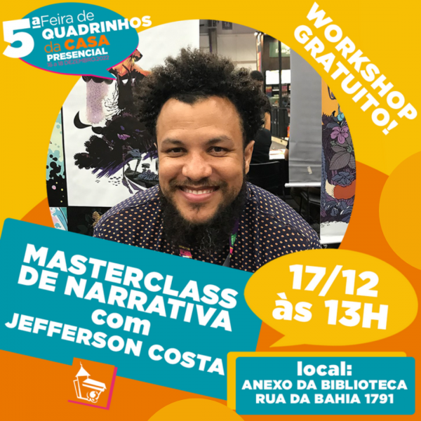 Jefferson Costa - 5ª Feira da Casa de Quadrinhos – CDQ CON