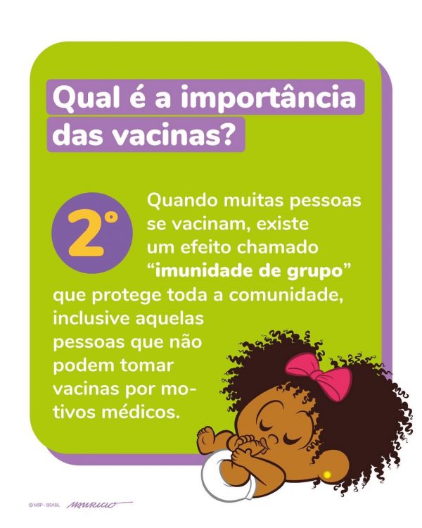 Turma da Mônica Baby - mportância das vacinas - divulgação - Maurício de Sousa Produções