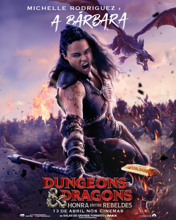 Posters dos Personagens de Dungeons & Dragons: Honra Entre Rebeldes - Divulgação Paramount Pictures