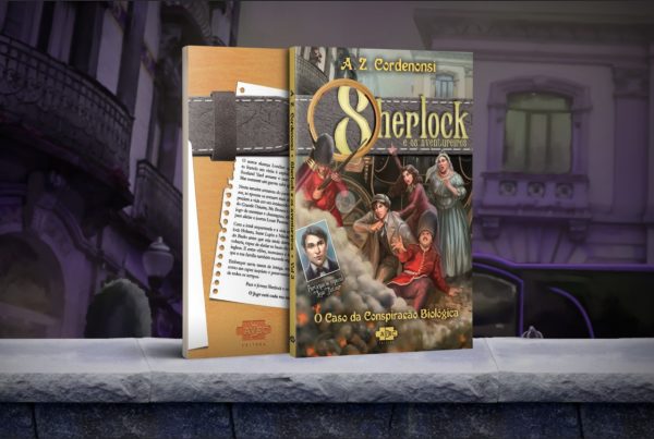 Sherlock e os aventureiros 3 - O caso da conspiração biológica - Divulgação Avec Editora