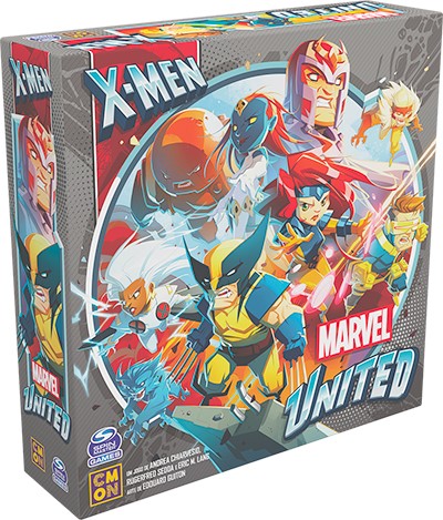Marvel United X-Men - caixa - divulgação - Galápagos Jogos