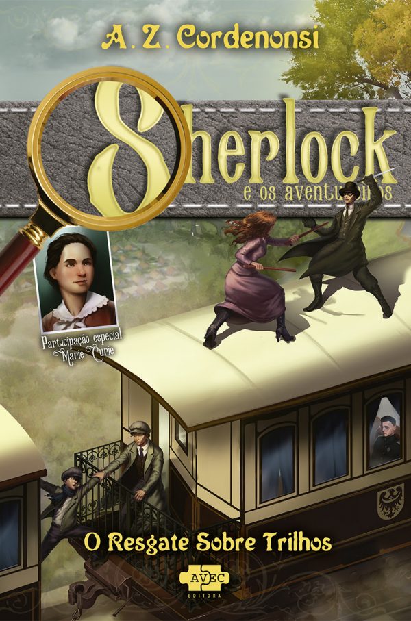 Sherlock e os aventureiros 4: O resgate sobre trilhos - Divulgação Avec Editora